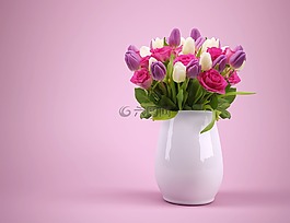 花束,花瓶,鮮花
