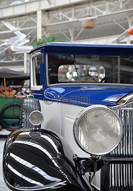 汽車,經(jīng)典,聚光燈