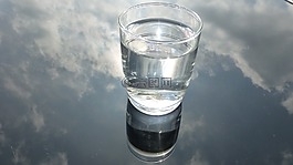 玻璃,水,天空