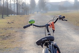 自行車,離,體育