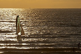 zandvoort,海滩,北海
