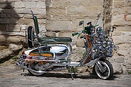 摩托車,黃蜂,lambretta