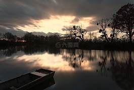 水面,鏡像,反射