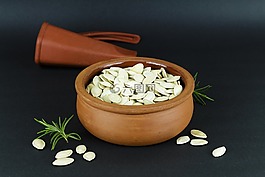 南瓜子,汲水,鍋
