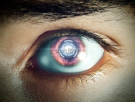 未來,眼,機(jī)器人的眼睛