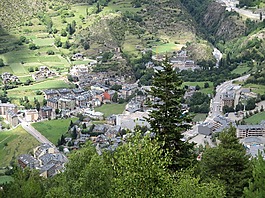 安道爾,山,夏天