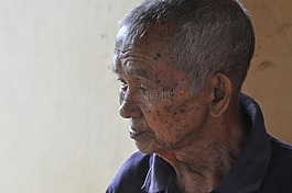 高級(jí),老,男子