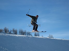 滑雪,跳轉(zhuǎn),雪