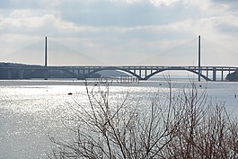 橋,plougastel-daoulas,港