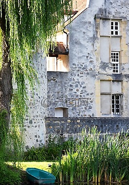 公園,船,湖