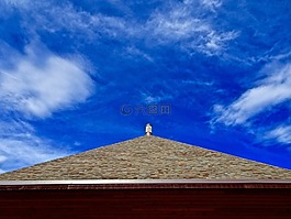 透視,天空,屋頂