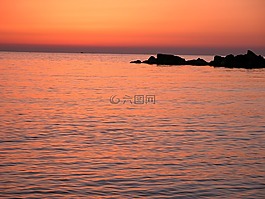 日出,意大利,黎明