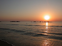 日出,意大利,黎明