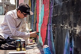 涂鴉,藝術(shù)家,spraycan