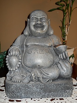 佛,雕像,裝潢