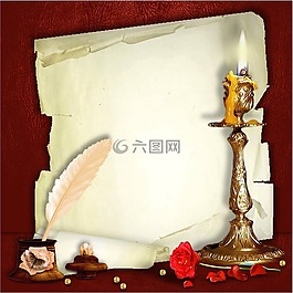 留言簿,紙,老