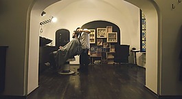理發(fā)店,男子,放松男人