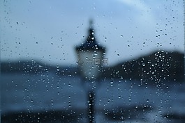 雨,窗口,雨點