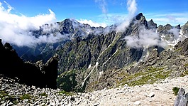 山,斯洛伐克,徒步旅行