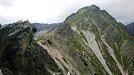 山,斯洛伐克,徒步旅行