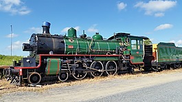 蒸汽火車,發(fā)動機(jī),老