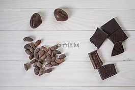 巧克力,可可豆,可可粉