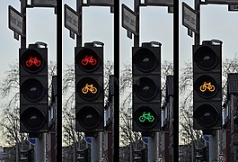 自行車,交通,信號
