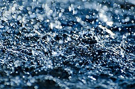 一滴水,雨,下降