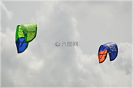 風,風箏沖浪,風箏
