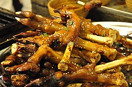 鹵菜,吃,肉