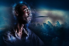 男子,梦,幻想