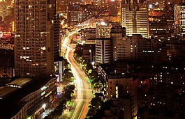 夜景,尼康,城市