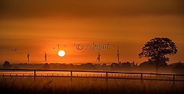 日出,心情,morgenstimmung