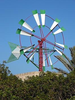 風(fēng)車,馬洛卡,輪