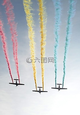 飛機,顯示,巡游