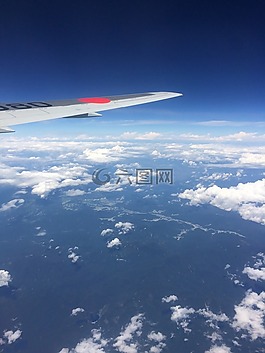 地球,飞机,云