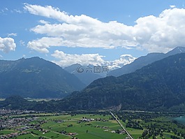 高山,山,瑞士