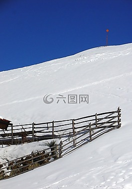 雪,冬天,白