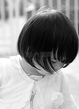 肖像,黑白色,臉