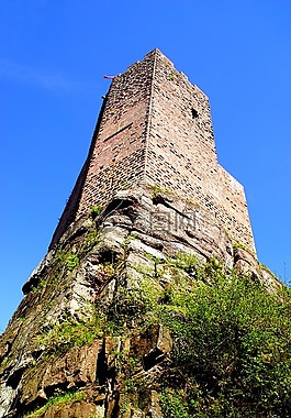 廢墟,城堡,法國