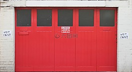 雙門,紅色,入口
