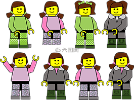 女孩,數(shù)字,玩具