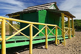 展位,海灘,海