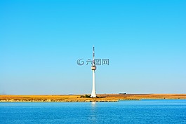 燈塔,天空,島嶼
