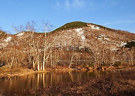 春天,山,乳頭