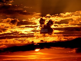 日落,天空,太陽(yáng)