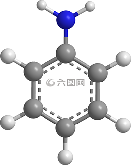 苯胺,quimcia機,molecula