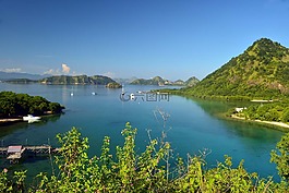 海,海港,上午