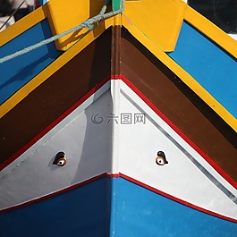 小船,顏色