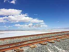 鐵路,青海,茶卡鹽湖